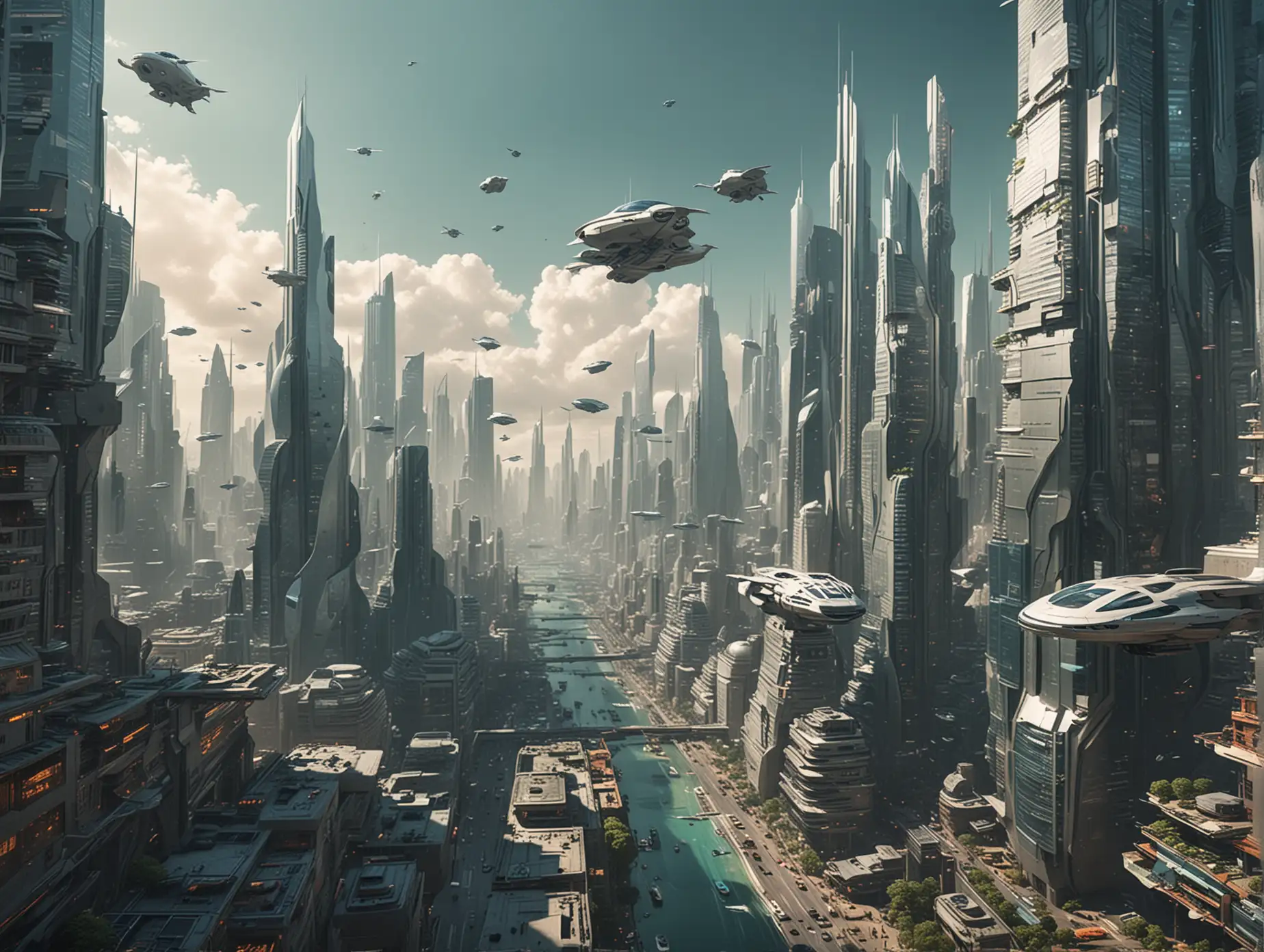 Futuristic-Cityscape-2063-with-Floating-Skyscrapers-and-Flying-Ships