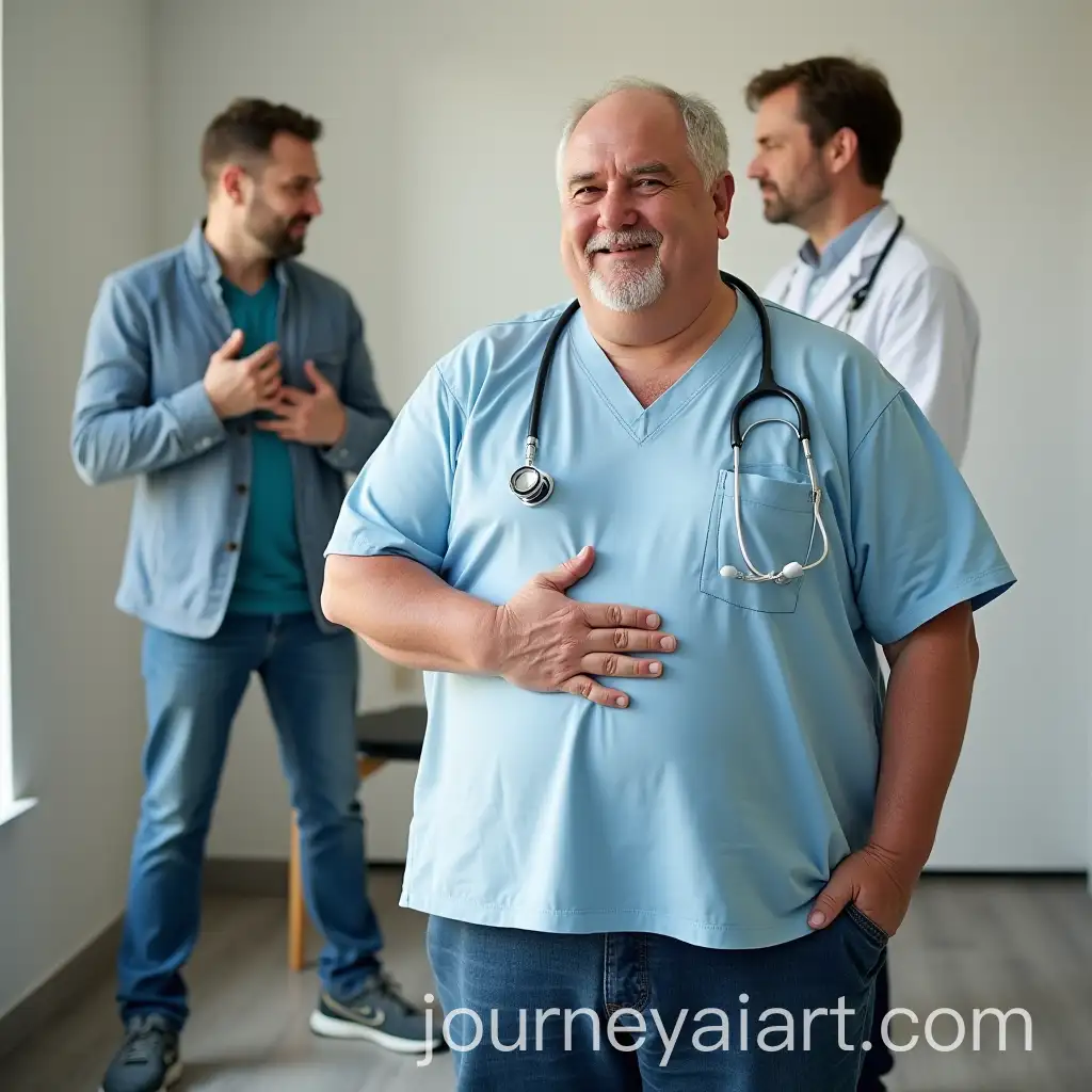 Health-Journey-of-a-MiddleAged-Man-Doctor-Visit-Exercise-and-Heart-Attack