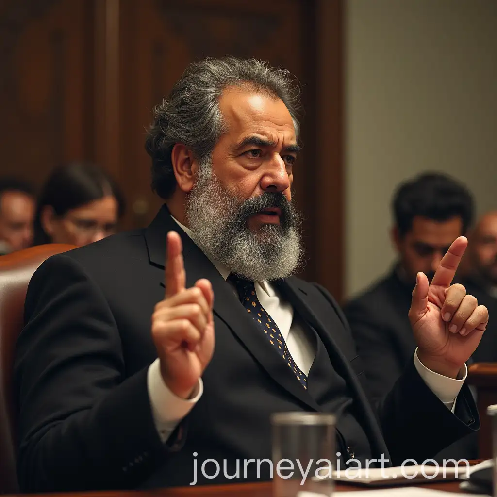 Saddam-Hussein-Speaking-the-Verdict-in-Courtroom-Setting