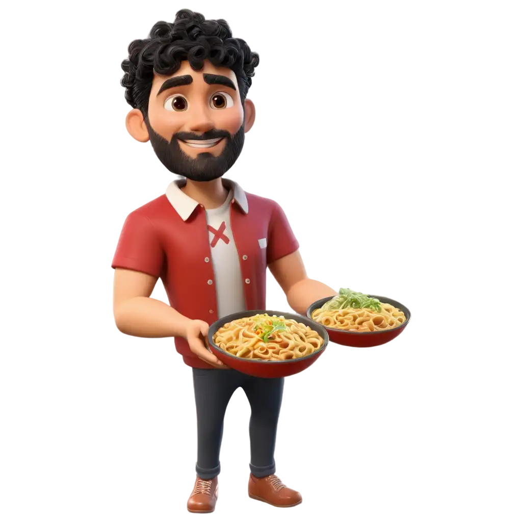 3D-PNG-Model-of-a-Man-Holding-Ramen-Realistic-and-HighQuality-Image-for-Creative-Projects