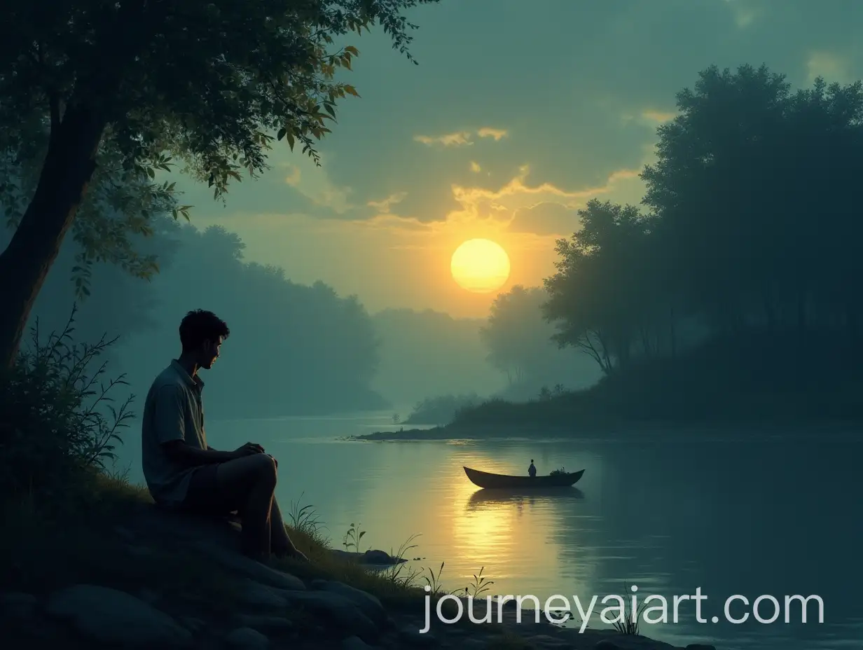 Riverbank-Reflections-Embracing-Lifes-Flow