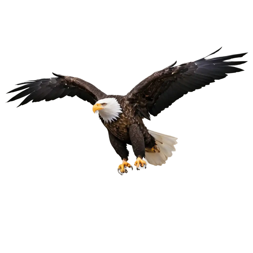 Eagle-in-Flight-PNG-Image-Stunning-Clarity-for-Versatile-Use