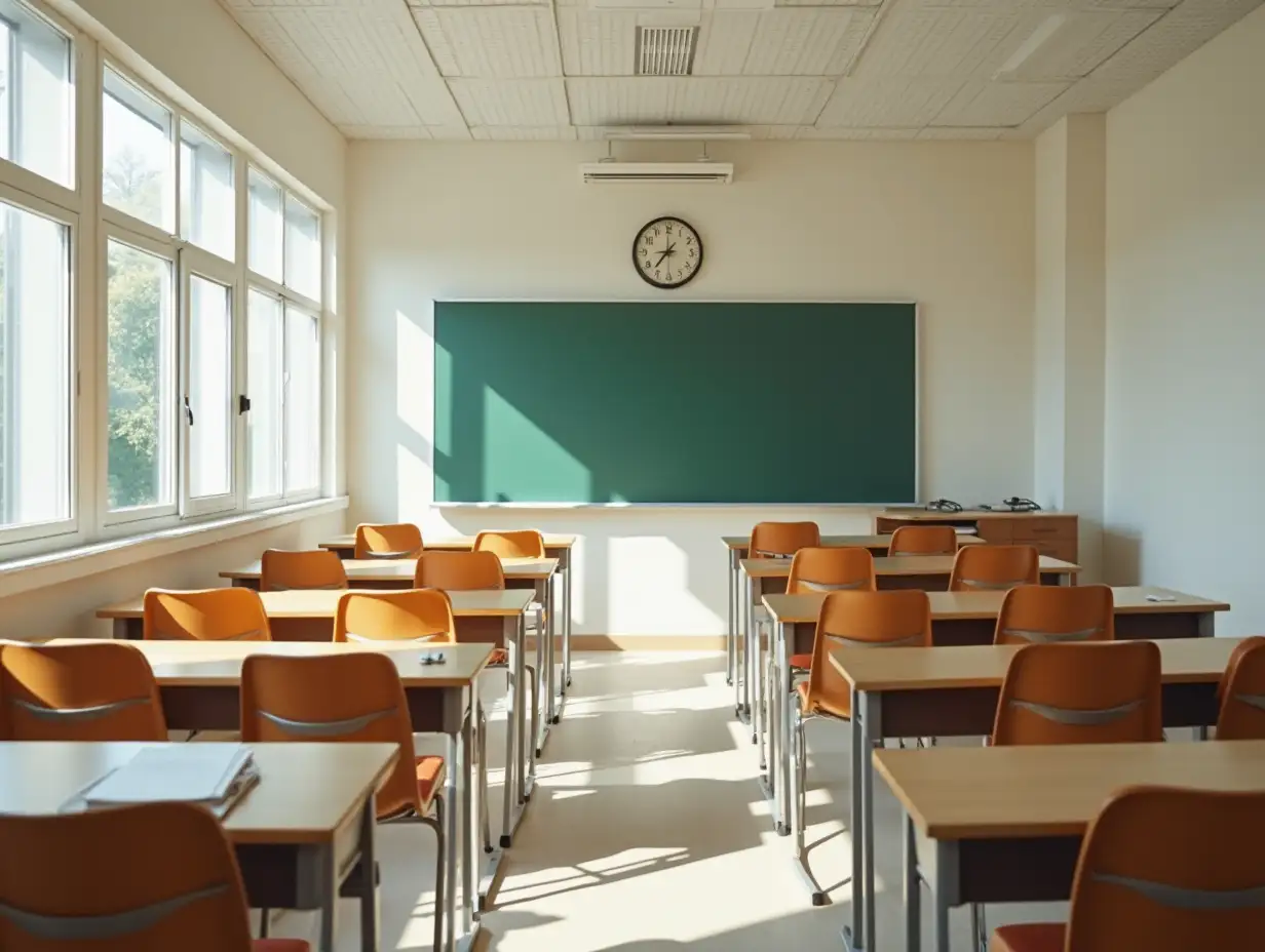 empty classroom aesthetics