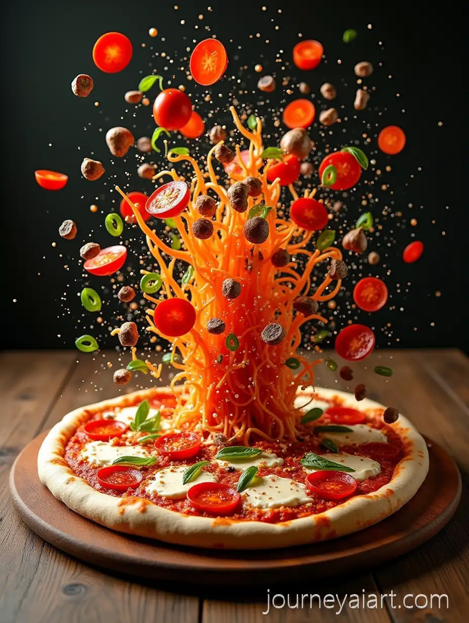 Explosive-Pizza-with-MozzarellaPizza-explosion-in-studio-Tomato-Sauce-Pepperoni-Mushrooms-and-Bell-Peppers-in-Studio-Lighting