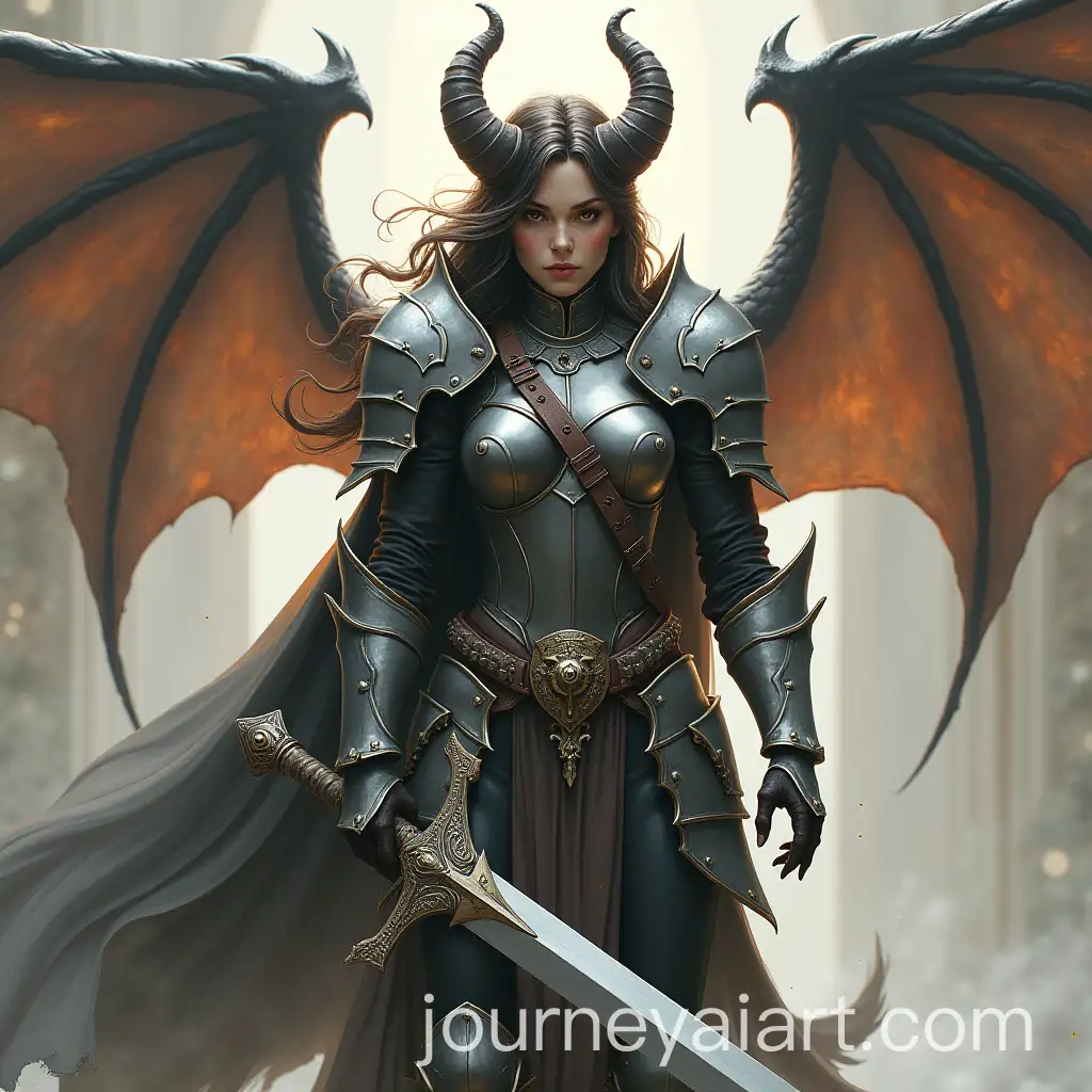 Demon-Girl-in-Plate-Armor-Wielding-a-Giant-Sword
