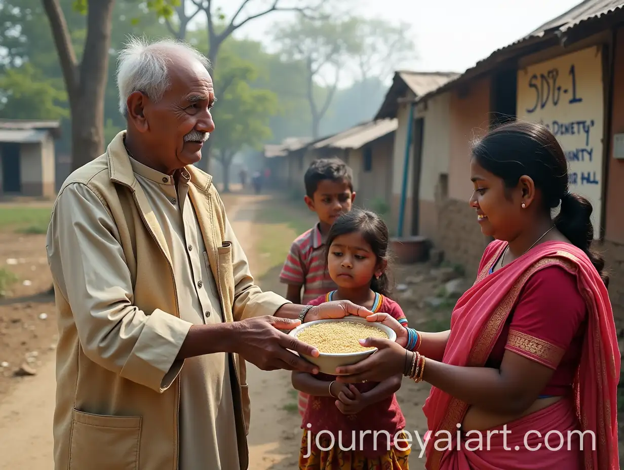 Elderly-Army-Colonel-Helping-Rural-Family-Achieve-SDG-1-No-Poverty-in-India