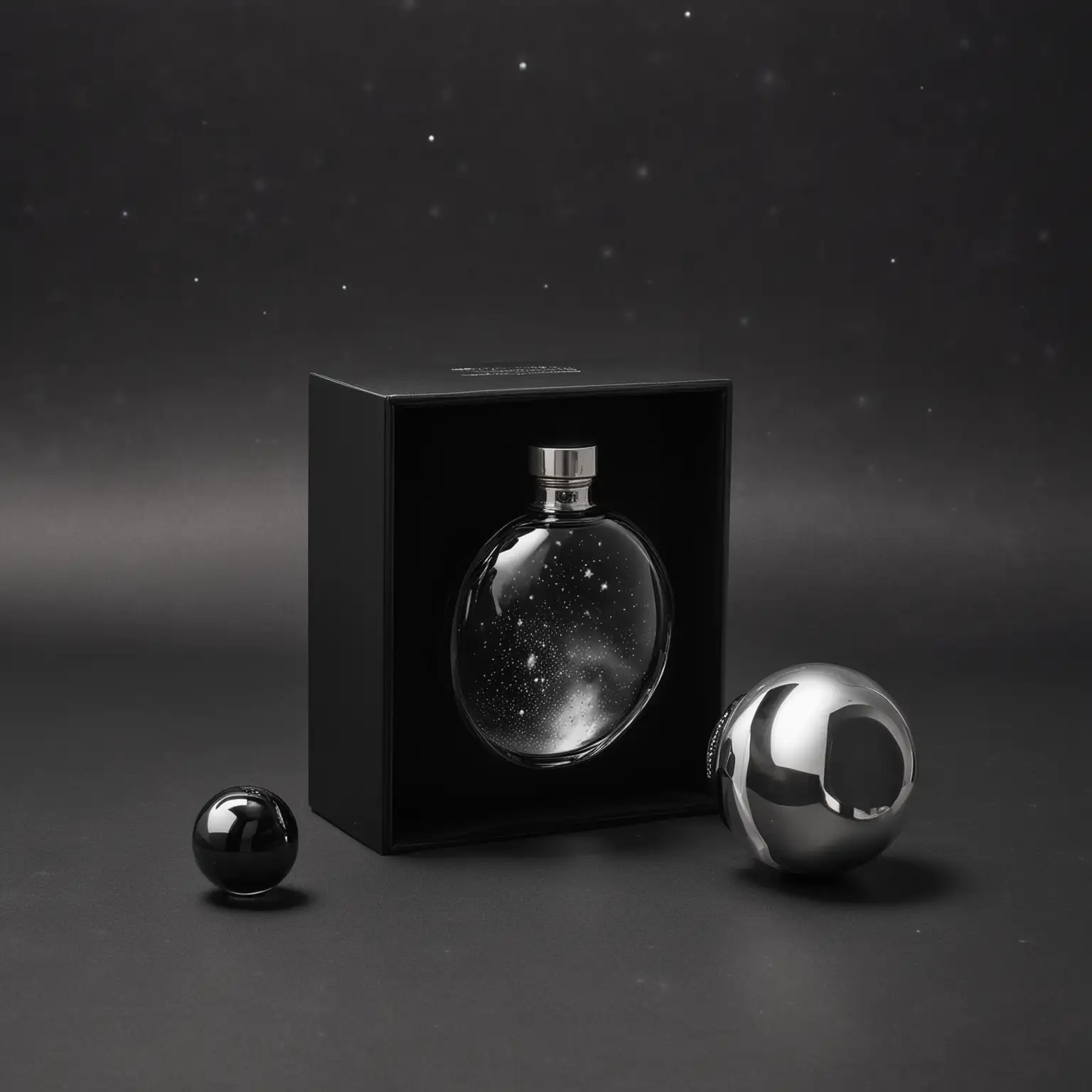 Starry-Night-Perfume-Bottle-in-Black-Glass-with-Silver-Stars