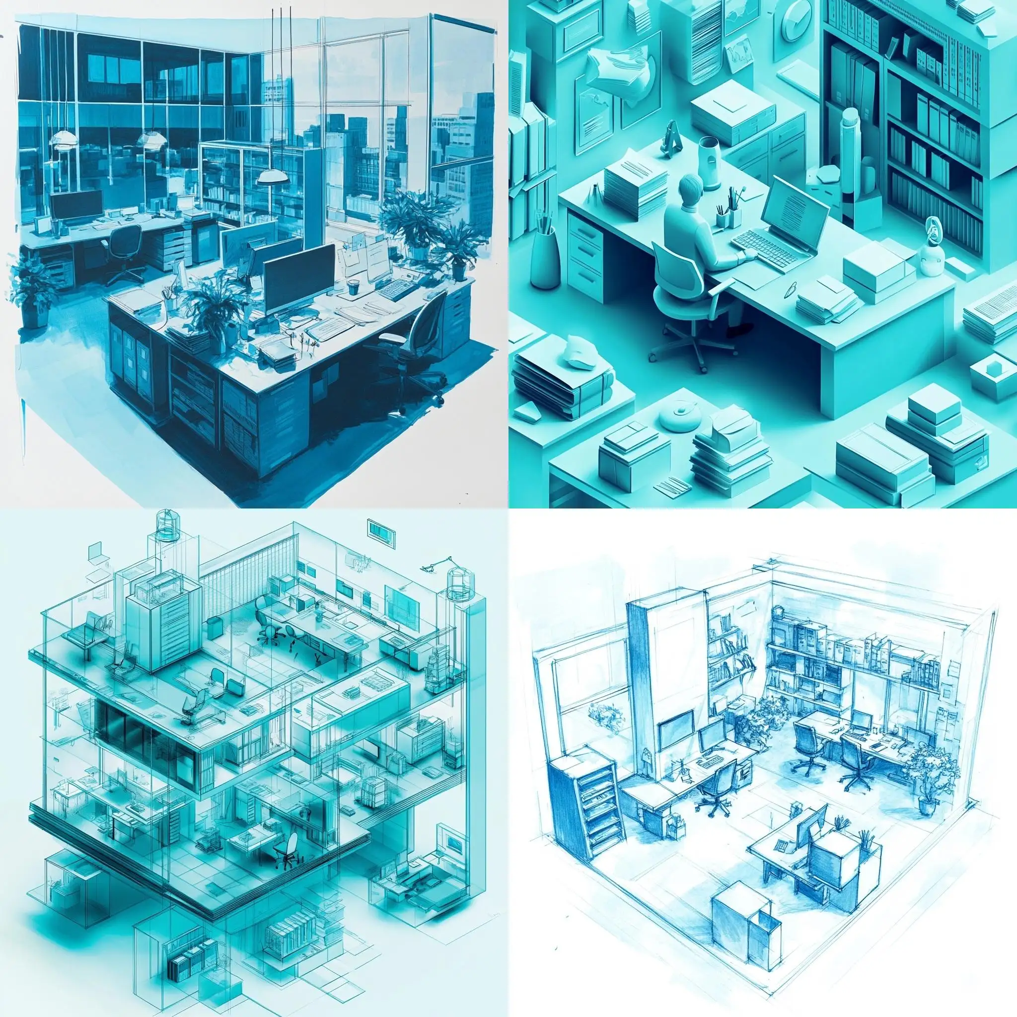 Realistic-Business-Organization-in-Cyan-Tones