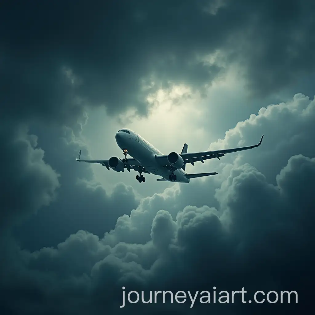 Plane-Flying-Through-a-Stormy-Sky