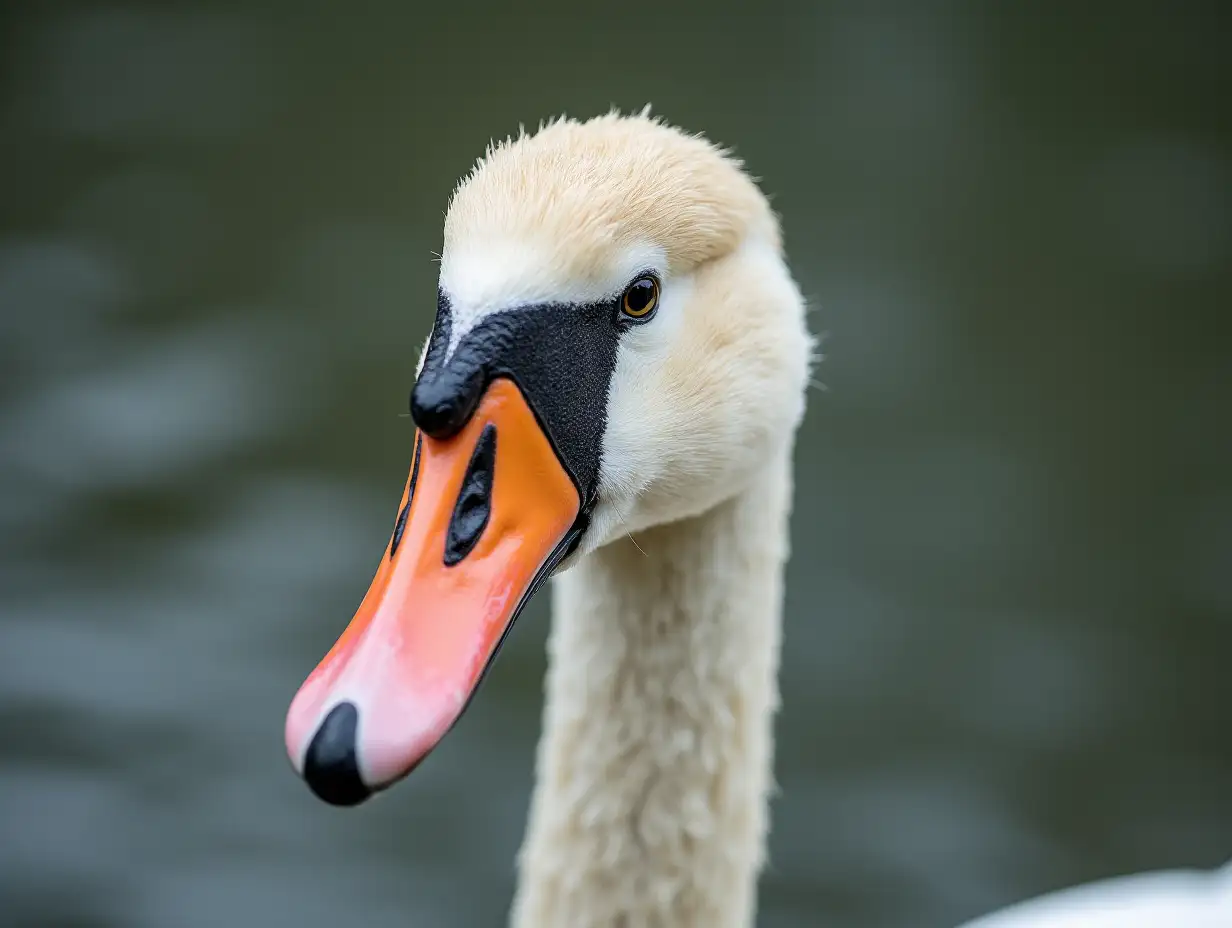 Portrait of a young Swan Hockeystick