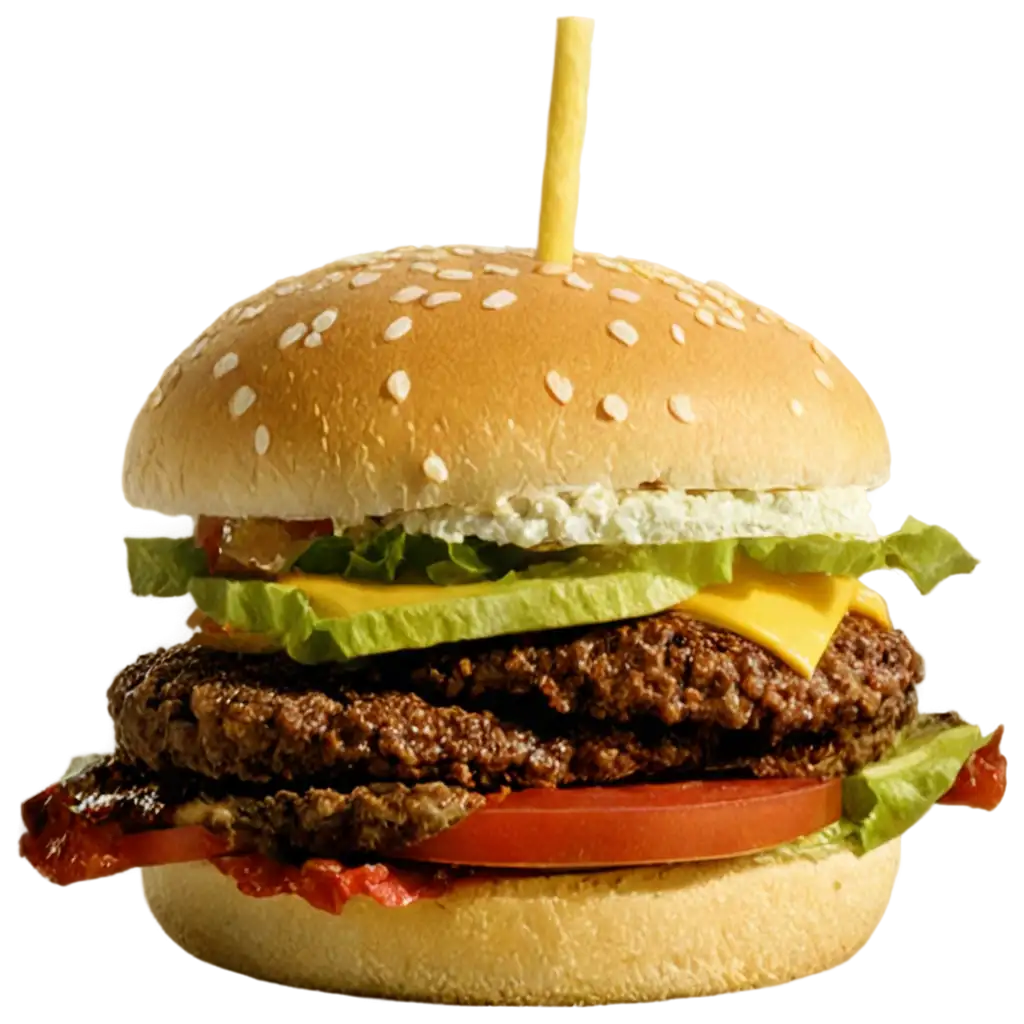 Delicious-Burger-PNG-Image-Perfect-for-HighQuality-Web-Designs-and-Graphics