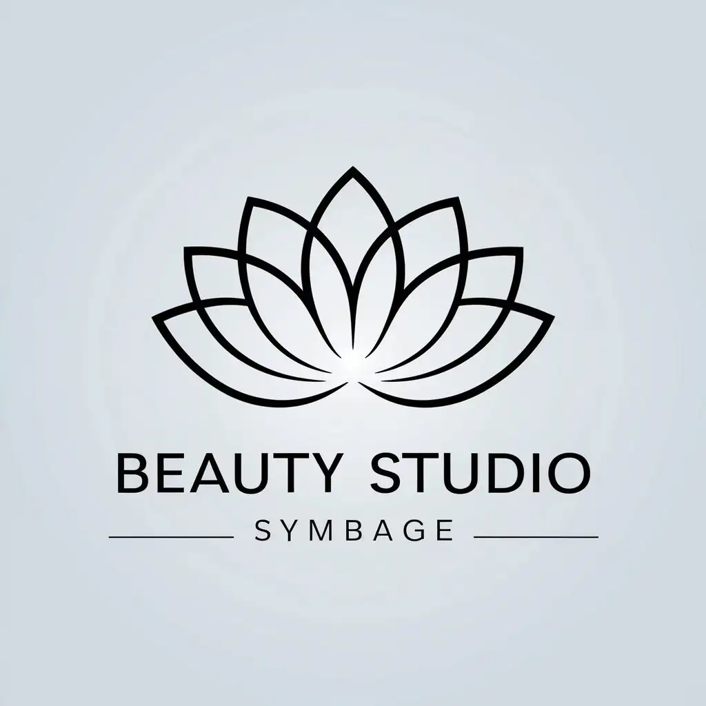 LOGO-Design-for-Beauty-Studio-N-Elegant-Lotus-Symbol-for-Massage-Industry