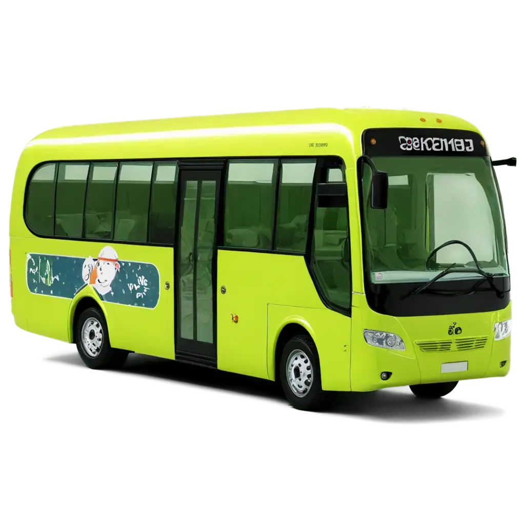 Lemon-Green-Toy-Bus-PNG-Image-Perfect-for-Creative-Projects-and-Designs