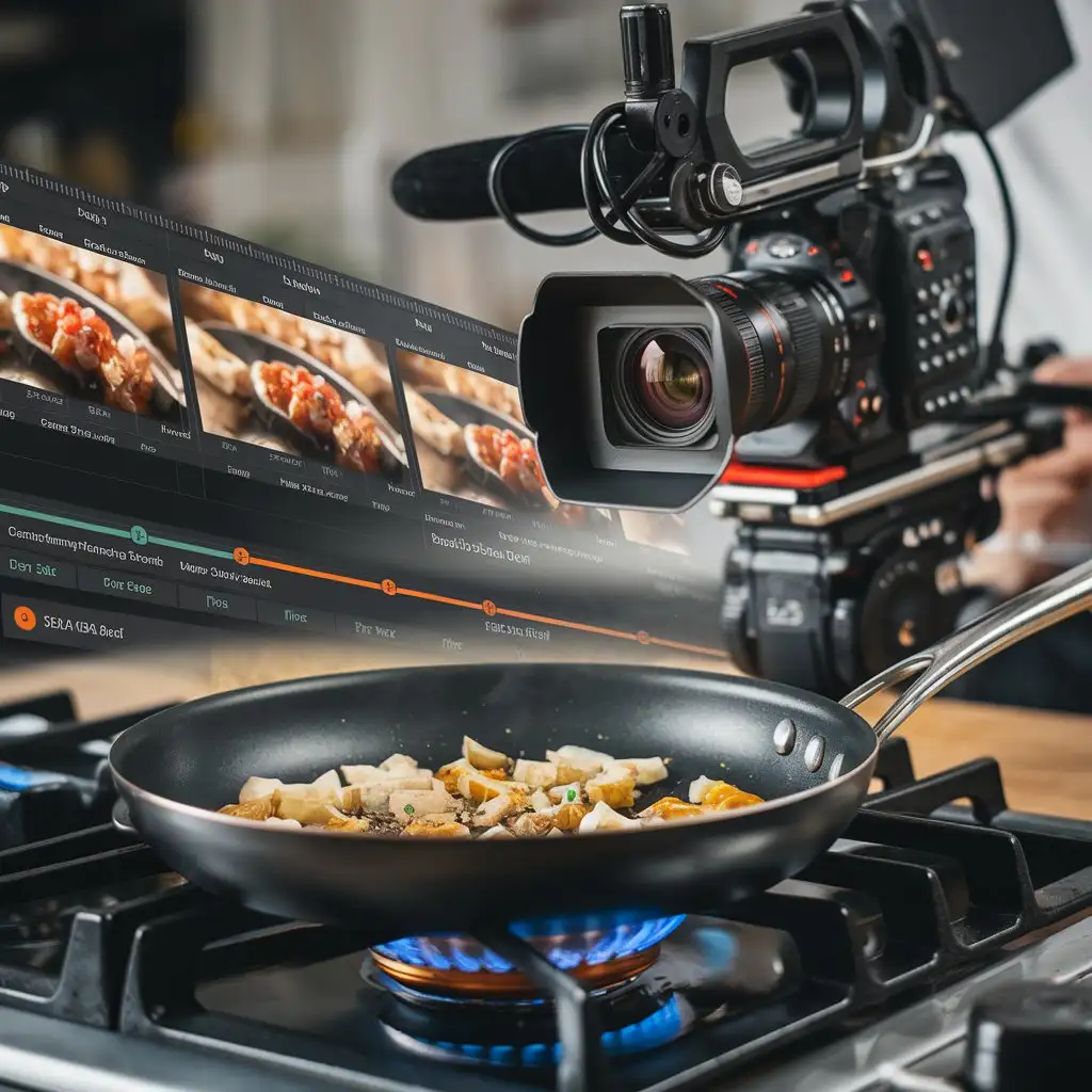 Professional-Cooking-Scene-with-Camera-Rig-and-Video-Editing-Timeline