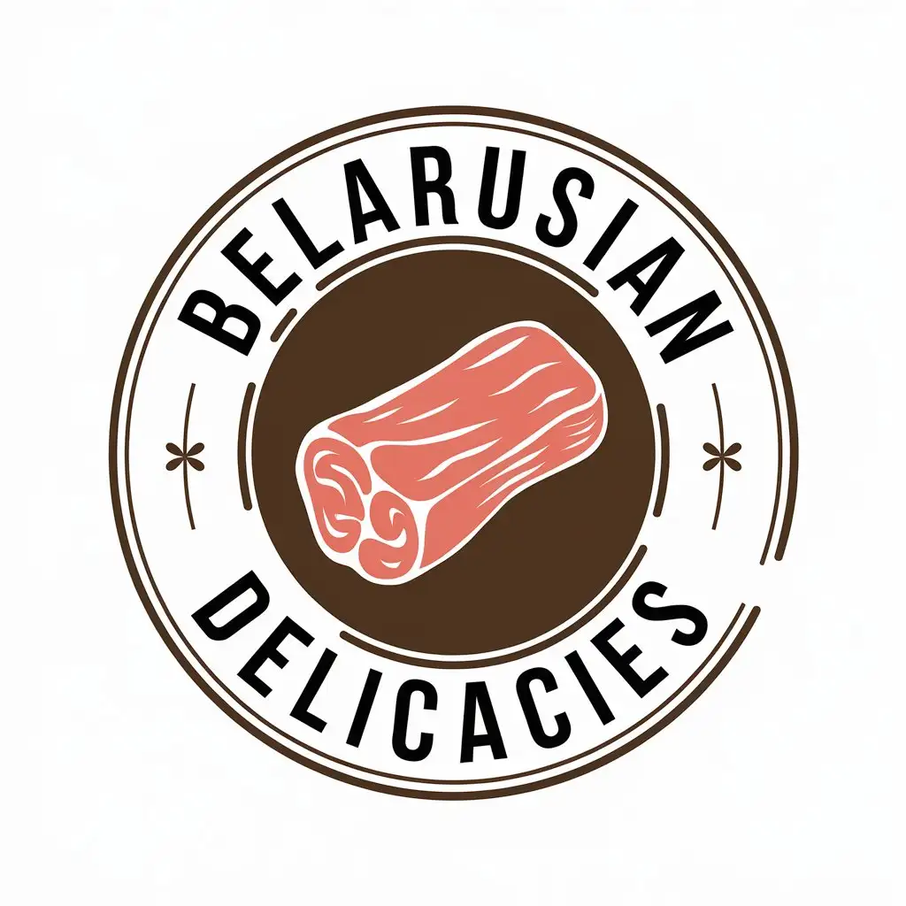 LOGO-Design-for-Belarusian-Delicacies-Pork-Fat-Icon-with-Traditional-Charm