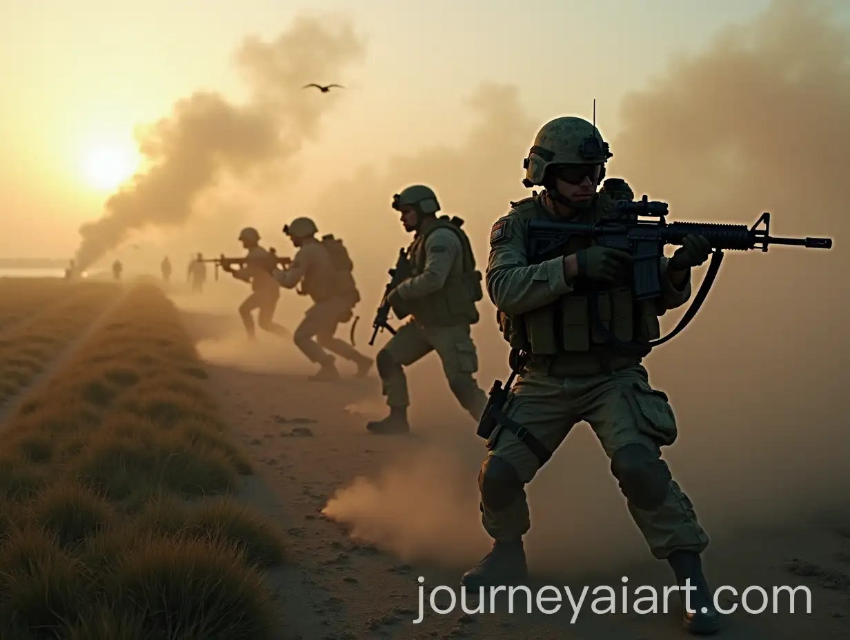 US-Marine-Commandos-in-Battle-of-Hue-during-Tet-Offensive-Daytime-PhotoRealistic