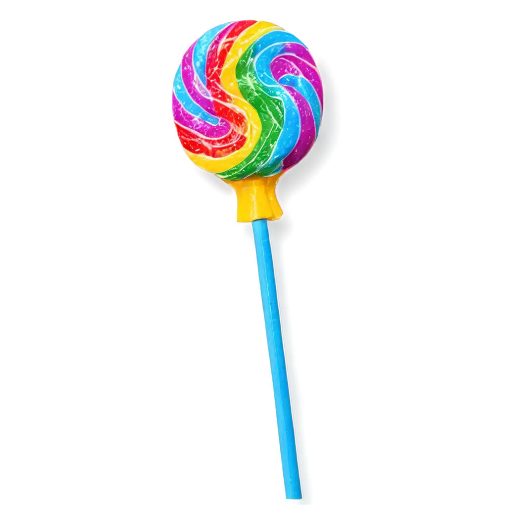 Rainbow-Rounded-Lollipop-with-Liquid-Dripping-PNG-Image-for-HighQuality-Visuals