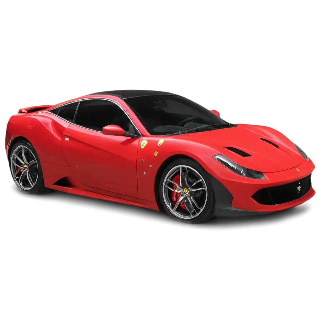 Stunning-Red-Ferrari-with-Sports-Wheels-PNG-Image