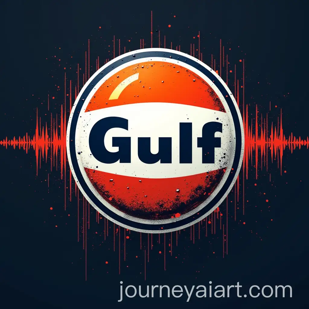 Vintage-Gulf-Oil-Logo-with-Digital-Noise