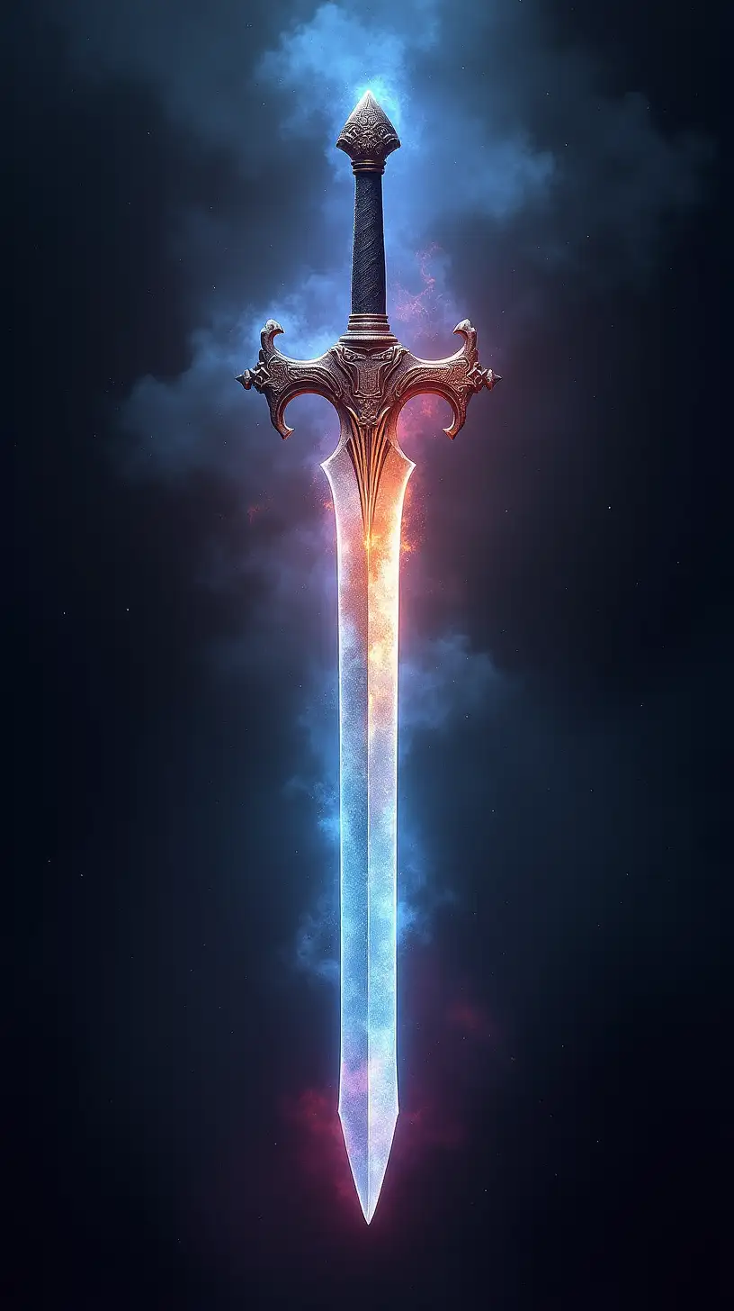 Ancient Magical Sword with Enchanting Aura