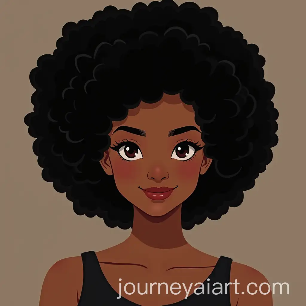 Portrait-of-a-30YearOld-Africana-with-Afro-Hair-and-Asian-Eyes