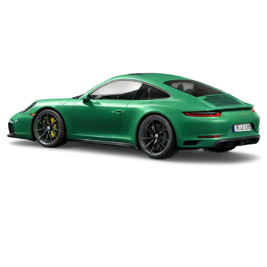 Stunning-Green-Porsche-911-PNG-Elevate-Your-Projects-with-Clarity-and-Style