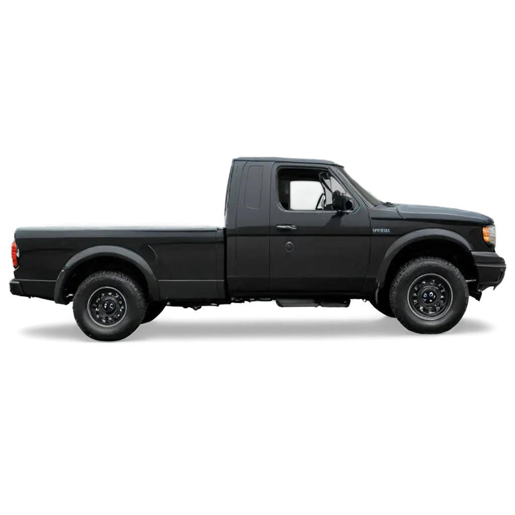 Black icon truck