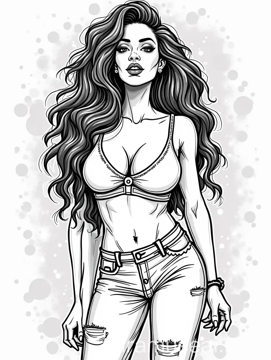 GraffitiStyle Black and White Illustrations of Natalie Nunn for Coloring Books