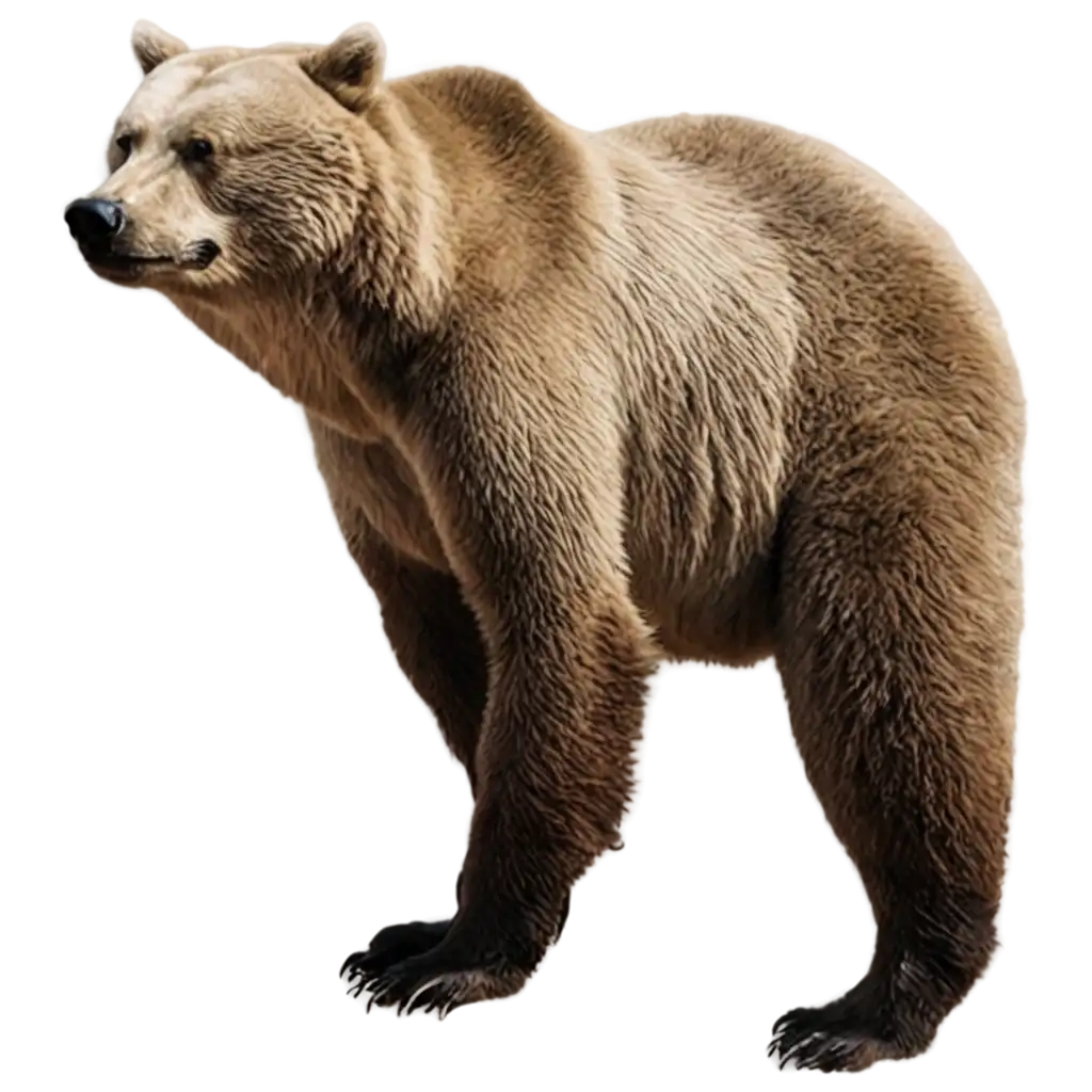 Realistic-Predatory-Siberian-Bear-PNG-Capturing-the-Essence-of-Natures-Apex-Predator