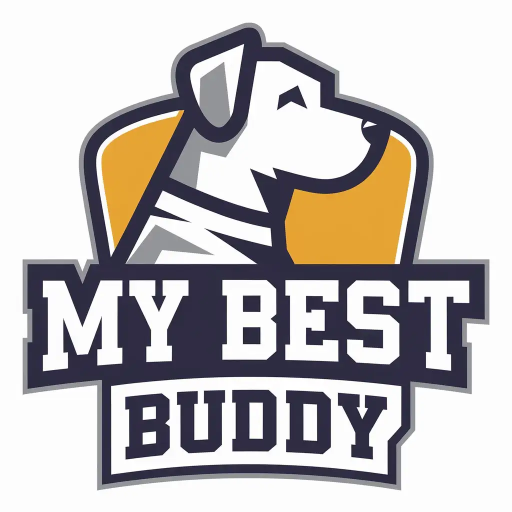 LOGO Design for My Best Buddy Dog Symbol with Modern Clean Style