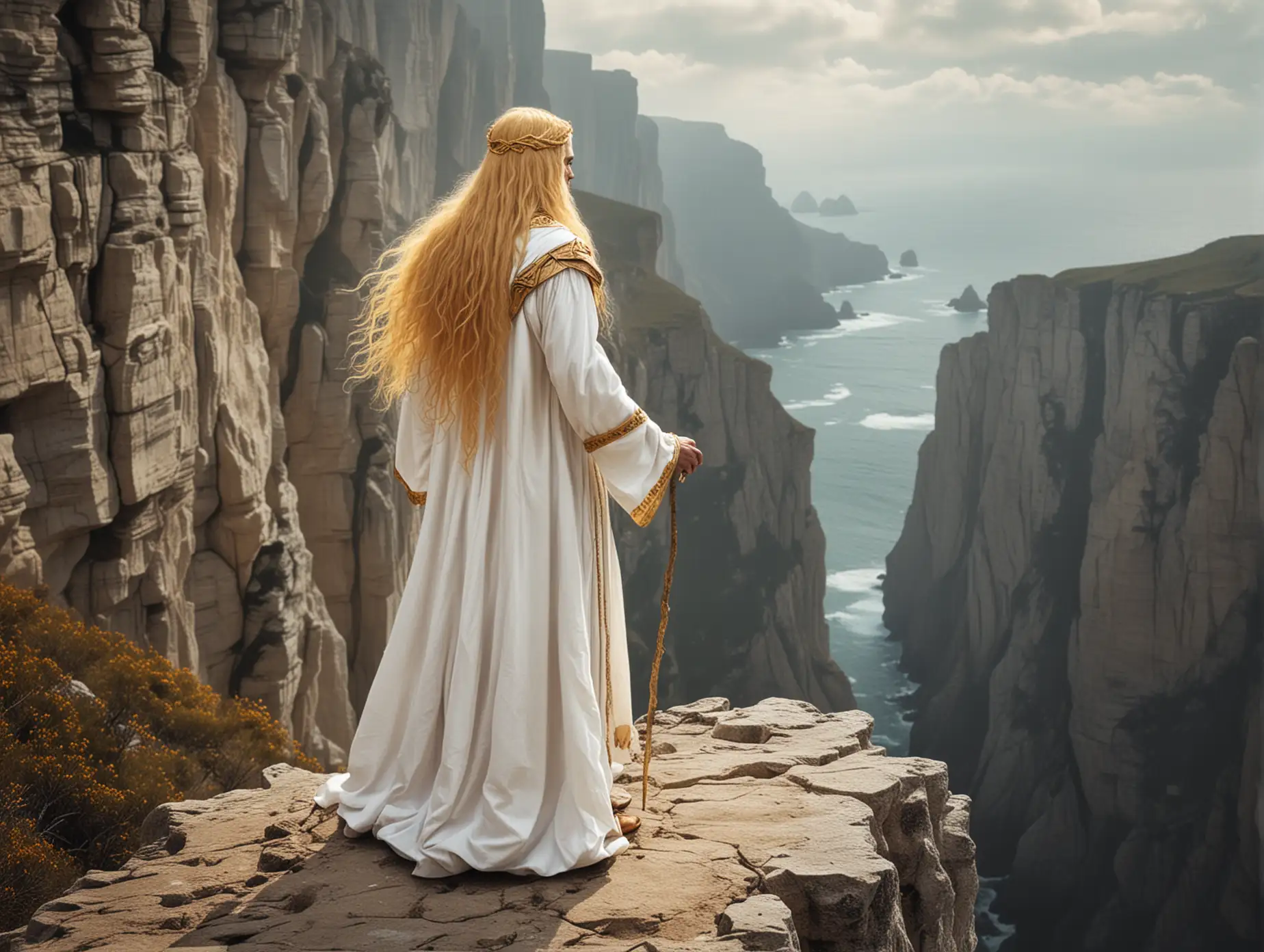 GoldenHaired-Sorcerer-Standing-on-Cliff-Edge