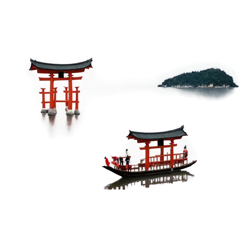 Floating-Tori-of-Miyajima-PNG-Image-Serene-and-Majestic-Views