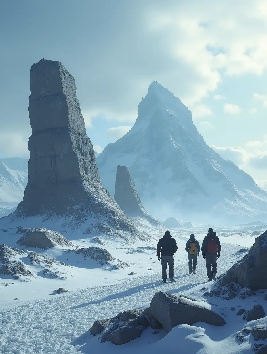 A team of archaeologists unearths the ruins of an ancient advanced civilization that inhabited Antarctica in the distant past. These ruins could include megalithic structures, advanced technological artifacts, and even evidence of extraterrestrial contact.