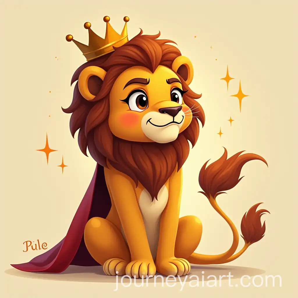 Smug-LionAI-Image-Prompt-Expansion-with-Tilted-Crown-and-Golden-Aura