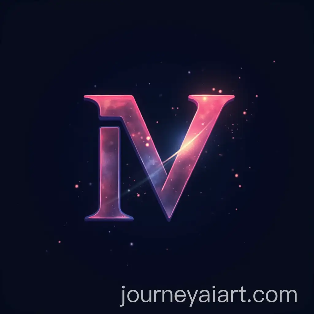 Modern-Space-Logo-with-the-Letters-I-V