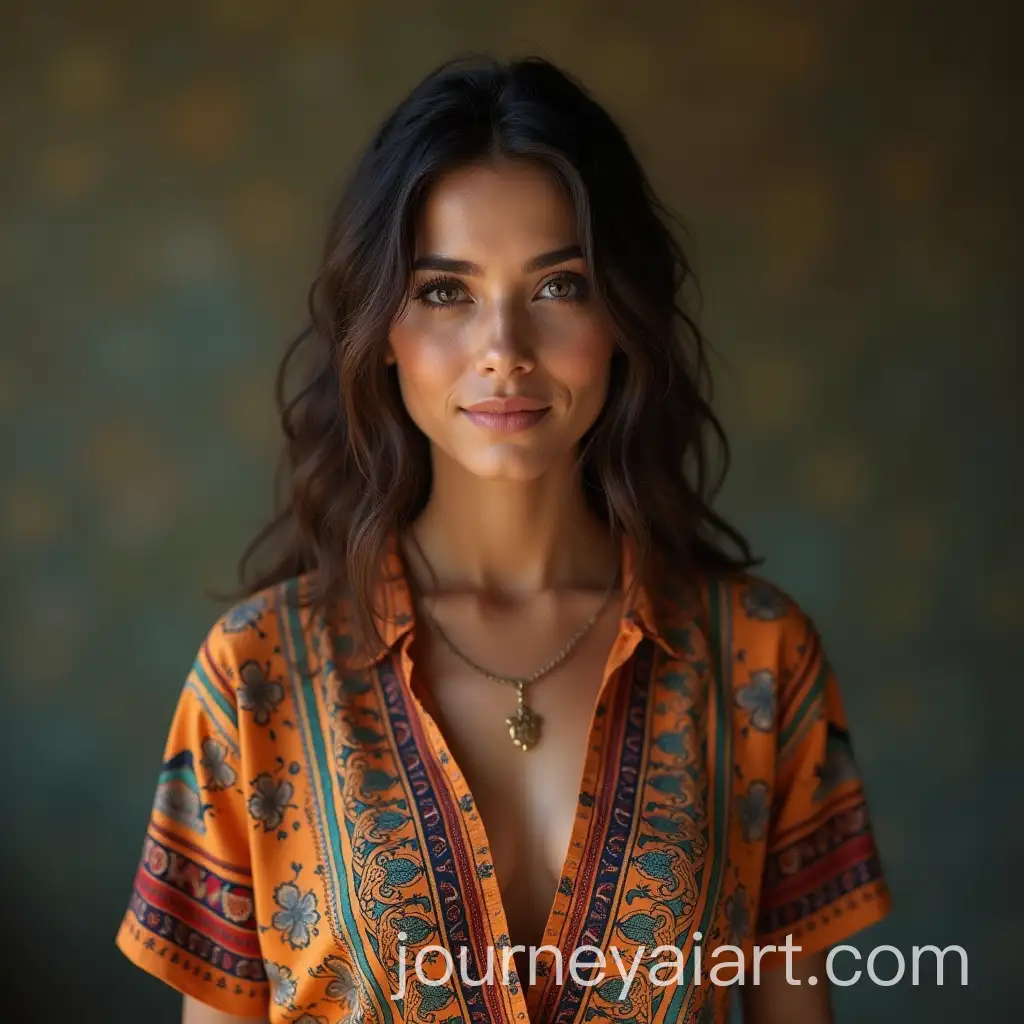 HyperRealistic-Eastern-Woman-Wearing-Brazilian-Shirt