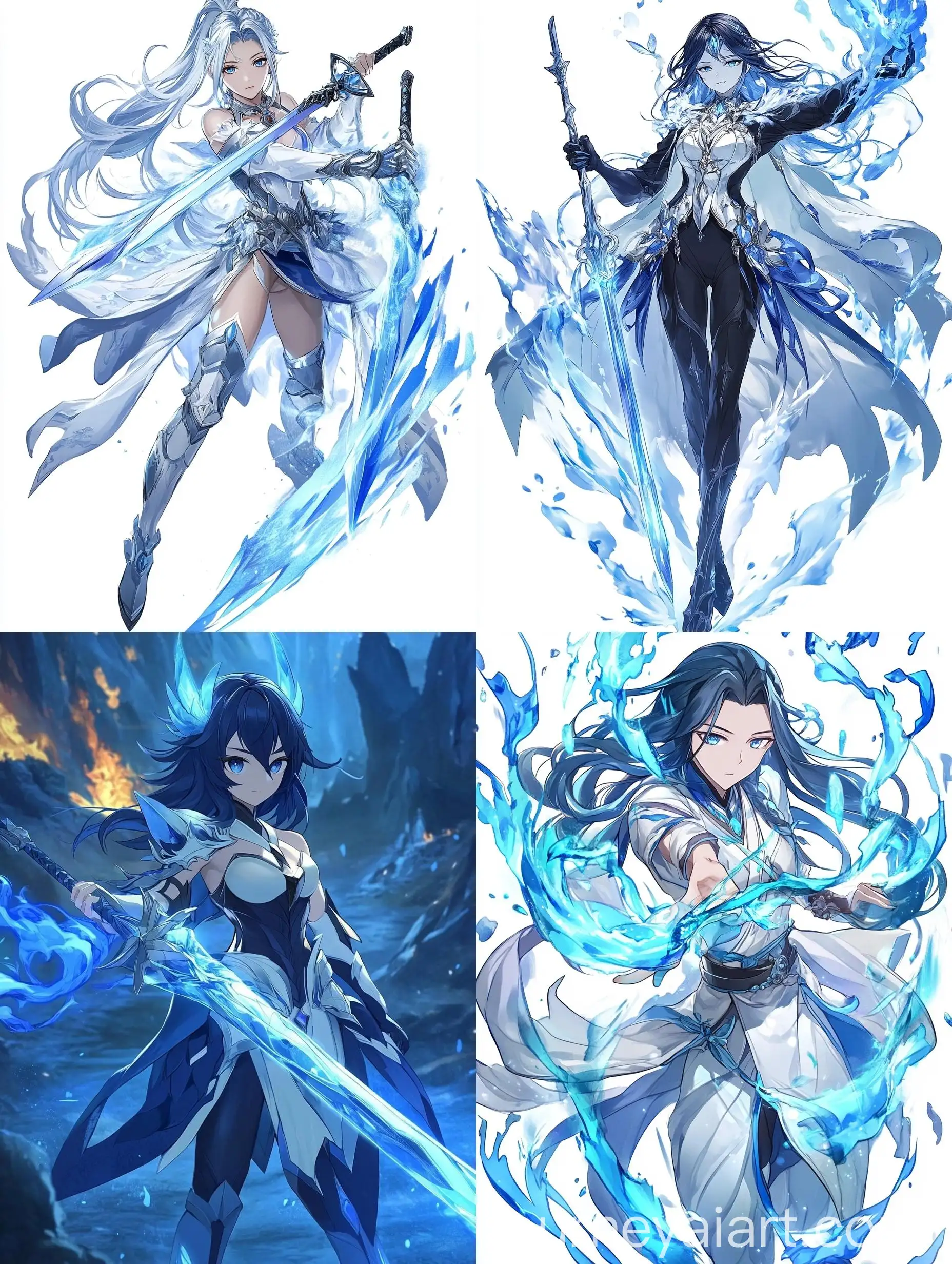 Anime-Gacha-Game-Character-with-Blue-Flames-and-Ice-Manipulation