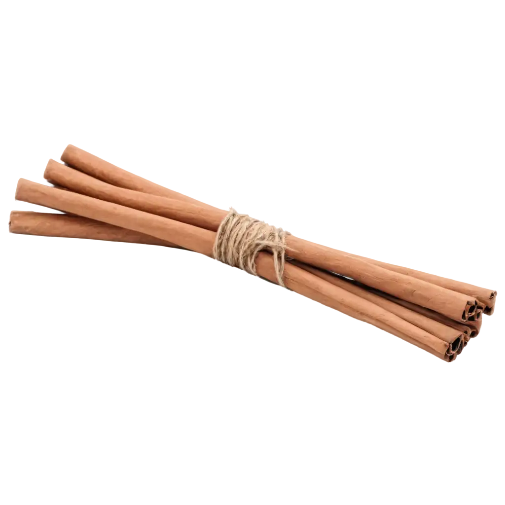 HighQuality-PNG-Image-of-a-Bundle-of-Cinnamon-Sticks-Tied-with-Twine-Perfect-for-Culinary-Decor-and-Seasonal-Designs