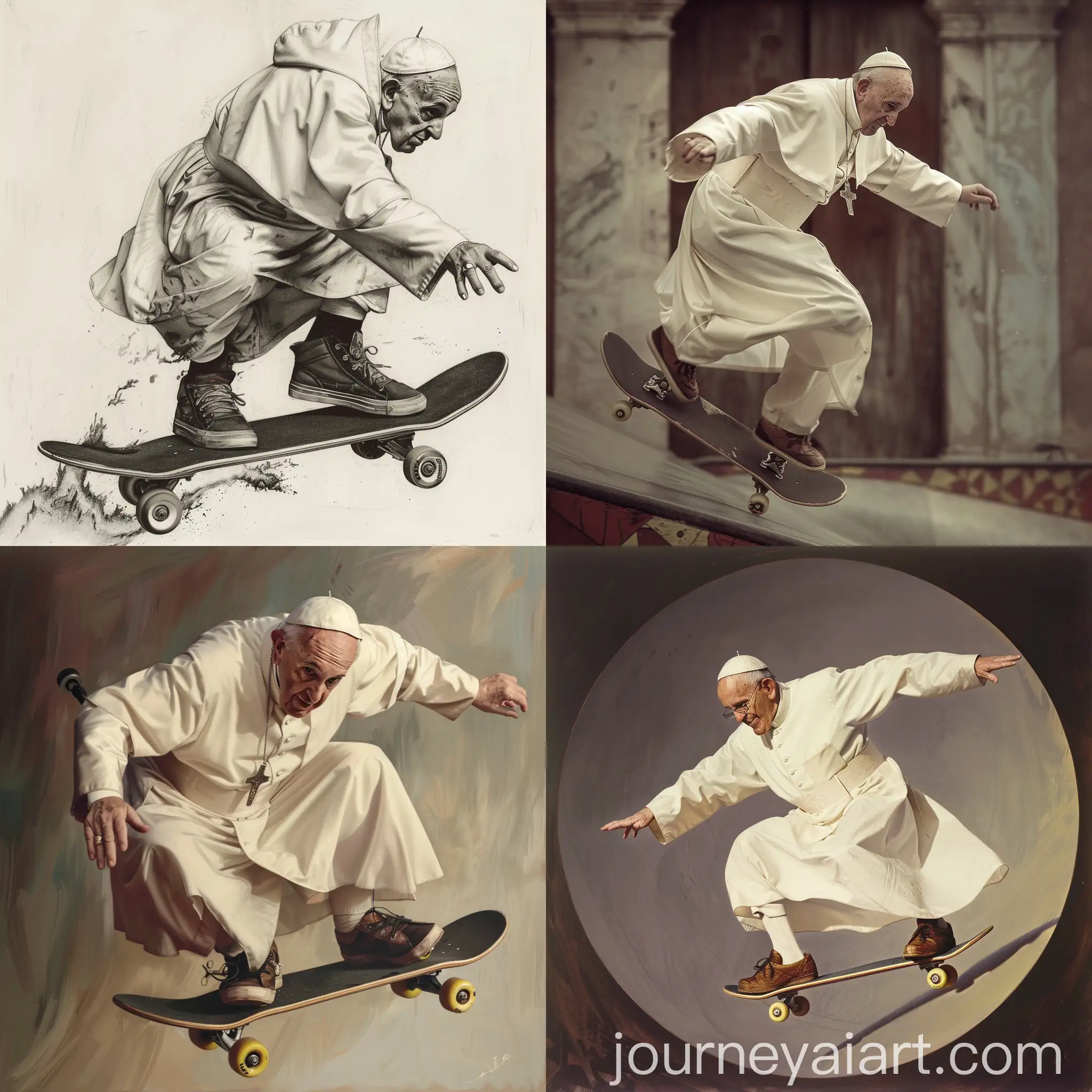 Pope-Francis-Skateboarding-Art