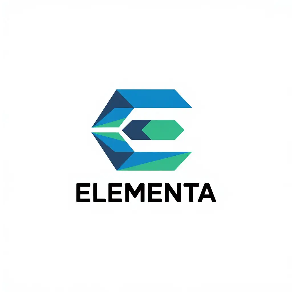 LOGO Design for Elementa Vector Logo with E Symbol for Versatile Industry Use