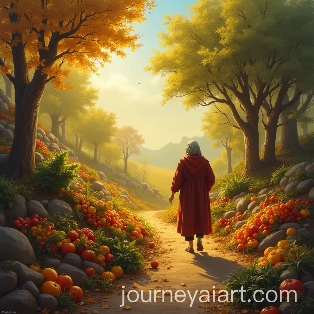 Scholars-Harvesting-Knowledge-in-a-Timeless-Library