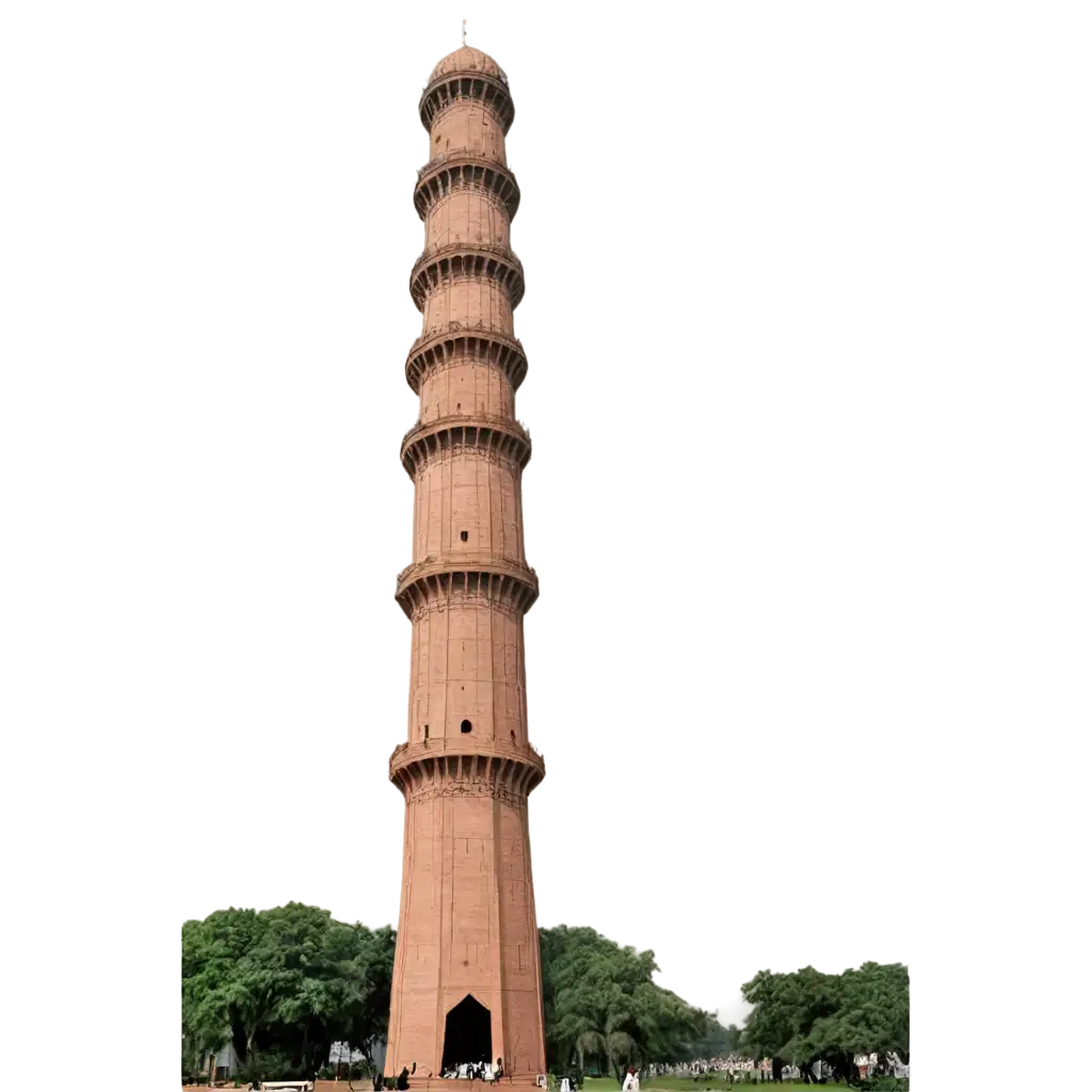 Stunning-View-of-MinarePakistan-in-PNG-Format-for-HighQuality-Digital-Use