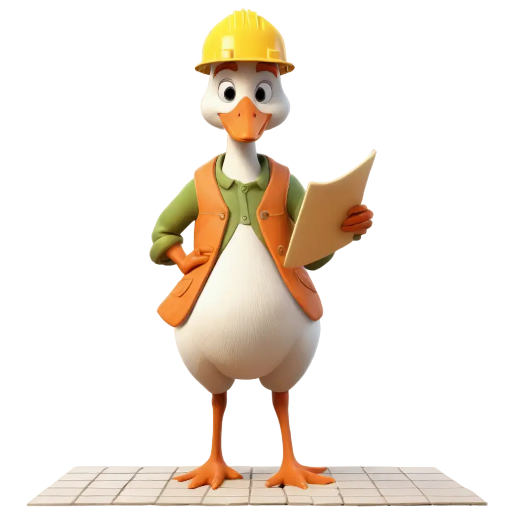 Goose-in-Builders-Costume-Laying-Tiles-PNG-Cartoon-Image-for-Creative-Projects