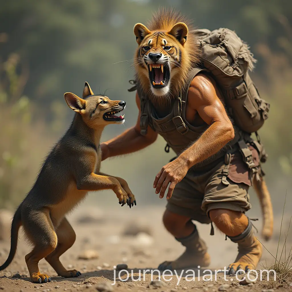 Intense-Animal-Attack-in-Wild-Environment