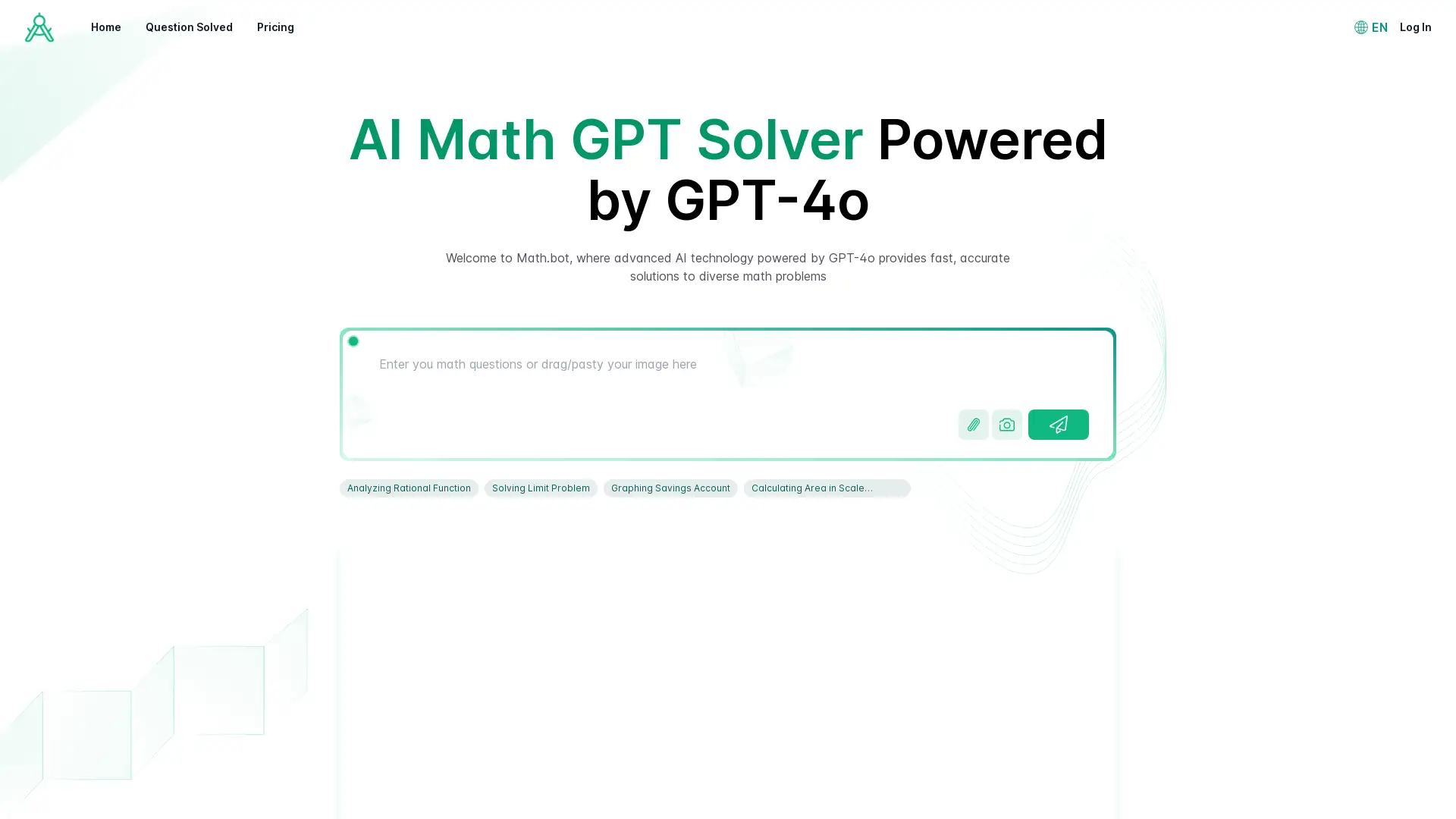 Solve math problems quickly with AI-powered solutions.