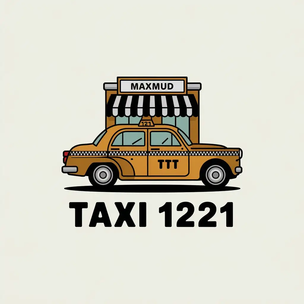 LOGO-Design-for-Taxi-1221-Maxmud-Symbol-with-Spa-Industry-Aesthetics