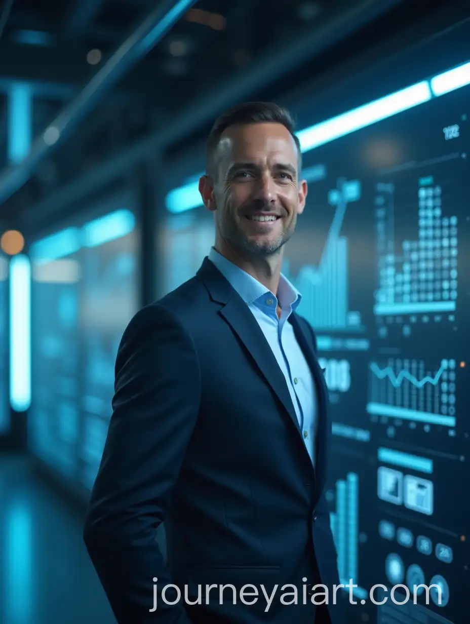 Confident-Engineer-in-Futuristic-Workspace-with-Holographic-Tech-and-Digital-Blueprints