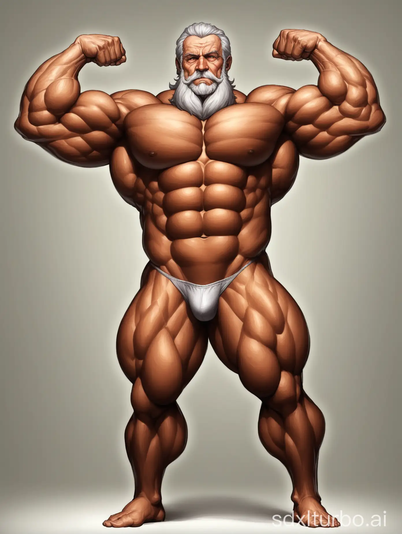 Muscular-Old-Man-Displaying-Giant-Biceps-in-Underwear