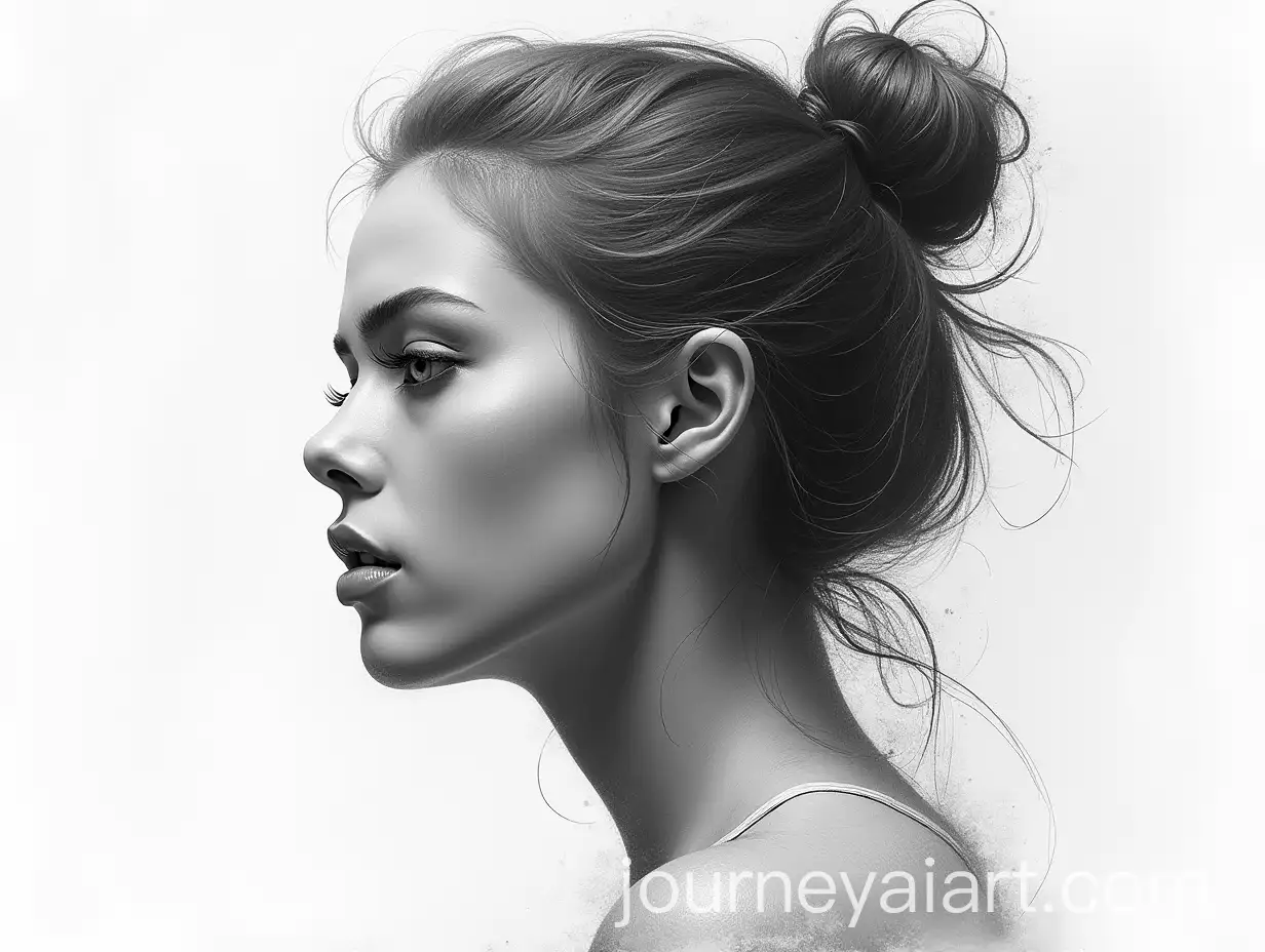 Realistic-Black-and-White-Sketch-of-Shaded-Art