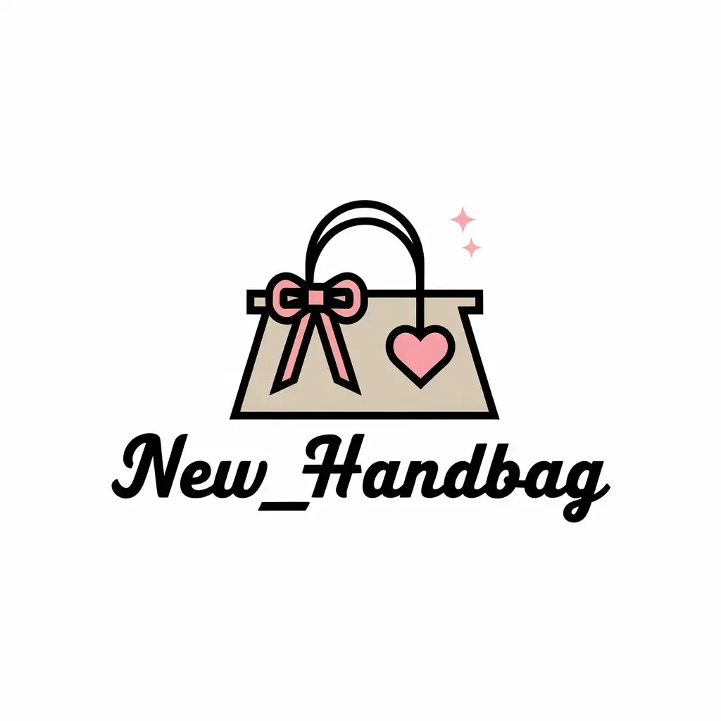 LOGO Design for Newhandbag Vector Design with Handbag Symbol for Retail Industry